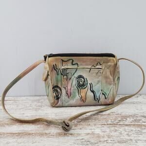 Botary Hand Painted Leather Purse